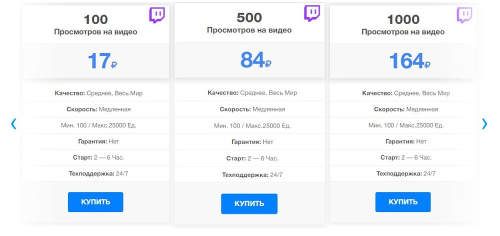 купить просмотры твич подписчиков