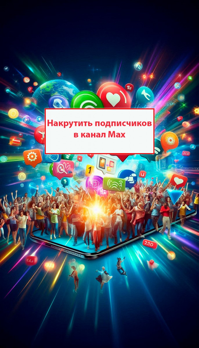  накрутить подписчиков в канал max