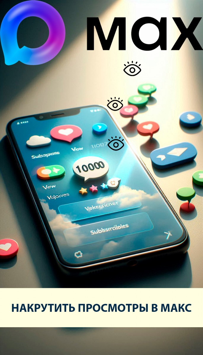  накрутить просмотры в макс