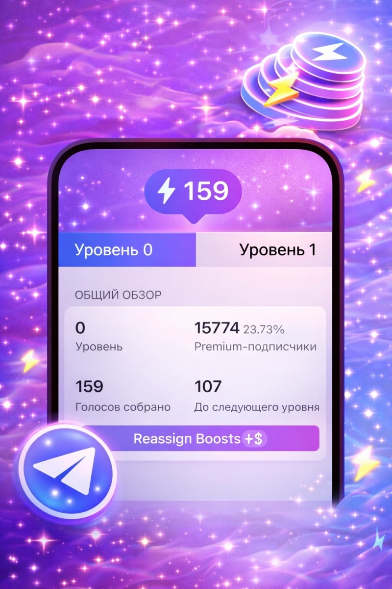 уровни буста в телеграмме